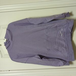 Lazy pants purple pullover hoodie